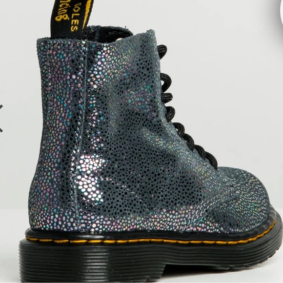 Dr. Martens Toddler Pascal Rainbow Boots - Picture 3 of 9